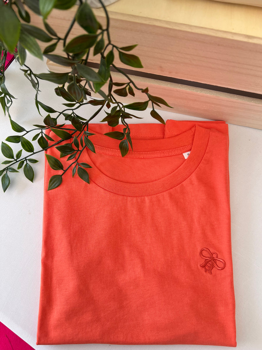 Honey B Tee - Coral