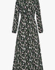 Khaki Leopard Print Tea Dress